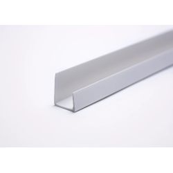 Profils, polivinilhlorīds ,pvc,, 2500 mm x 12.5 mm x 16 mm