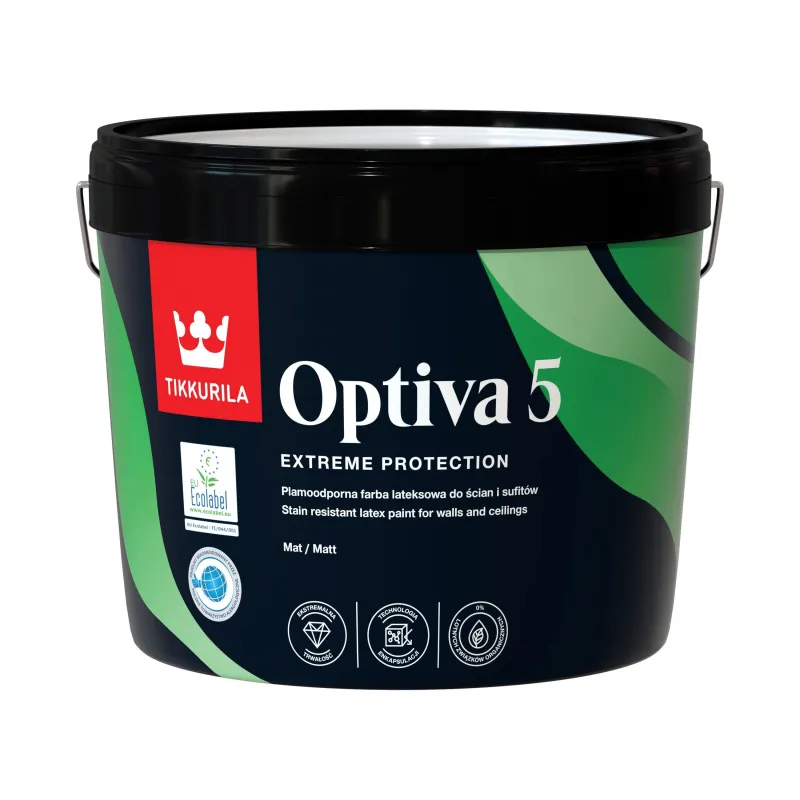 Krāsas pamatne Tikkurila 5, emulsija, matēts, 2.7 l