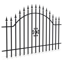 Panelis žoga rodos 2 melns 1200x2000mm