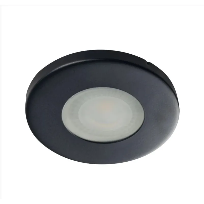 Lampa griesti Kanlux Marin CT-S80-B, GX5.3, melna krās.