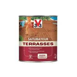 Масло для пола V33 Terrases, прозрачный цв., 1 l