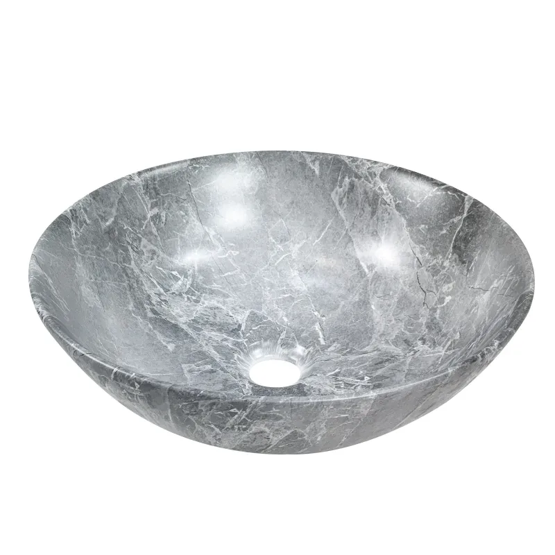 Vannas istabas izlietne Invena DOKOS, 39.5 cm x 39.5 cm x 16 cm, pelēka