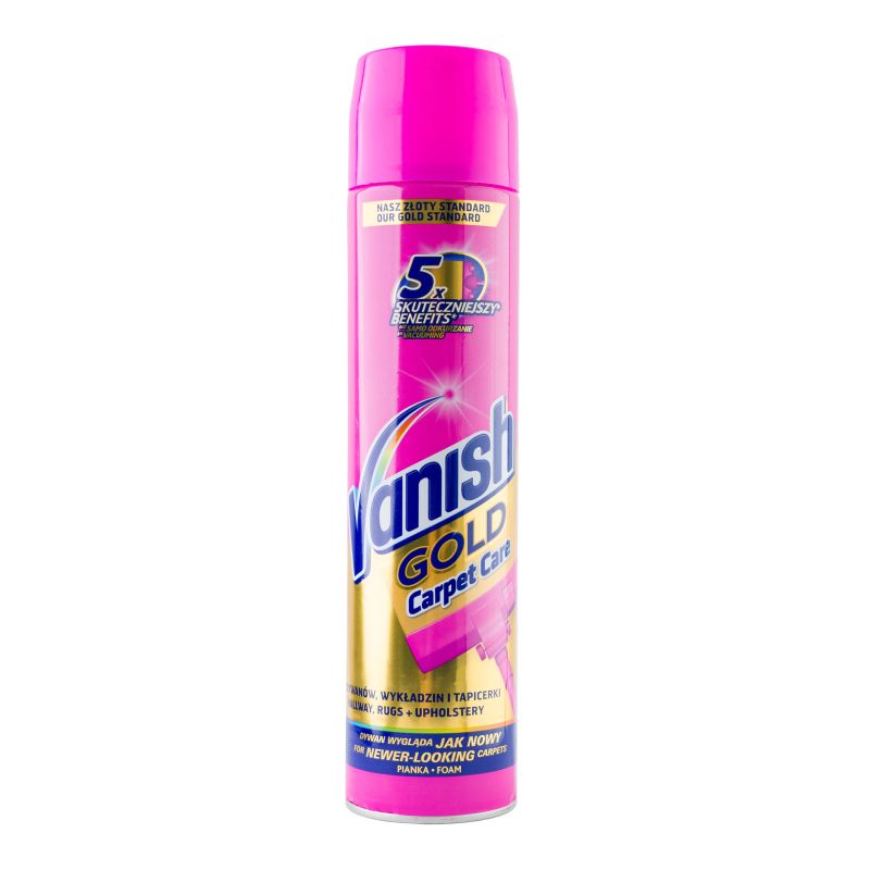 Tīr.līdz.putas paklāj. vanish gold 600ml