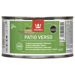 Eļļa koka kastēm patio verso black 0.33l