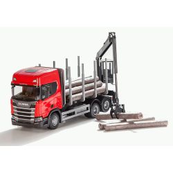 Scania CR 20H baļķvedējs, mērogs 1:25
