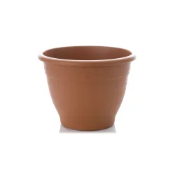 Gėlių vazonas Plasticotto, plastikinis, ruda sp.