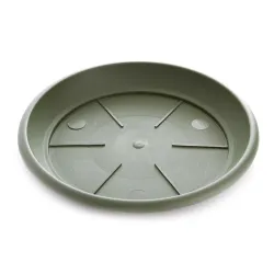 Тарелка для цветочного горшка Plasticotto Siena, зеленый цв., 20 см