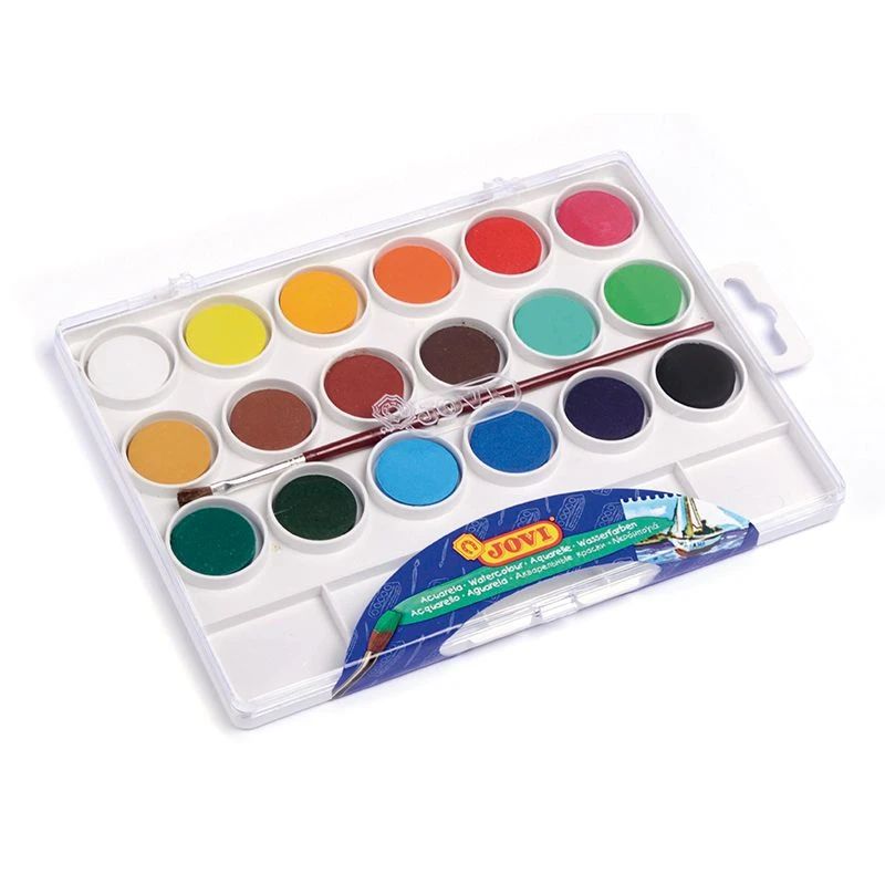 Akvareļu krāsas jovi 18 krāsas