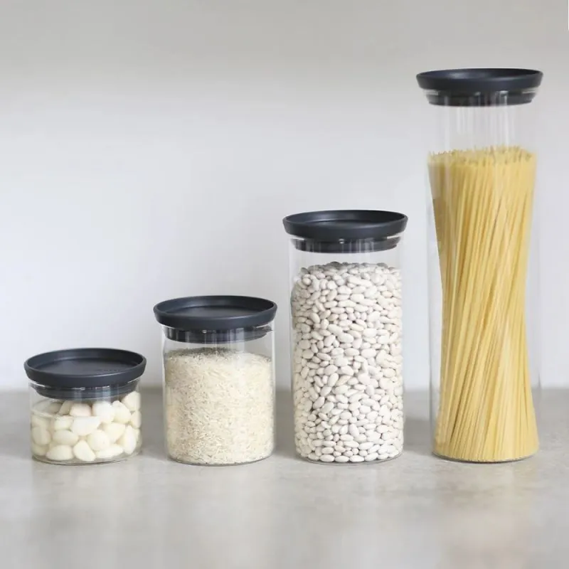 Birių produktų indas Brabantia 298288, 0.6 l, skaidri sp.-pilka sp.