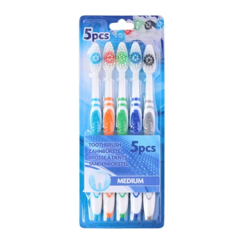 Zobu birste, daudzkrāsaina