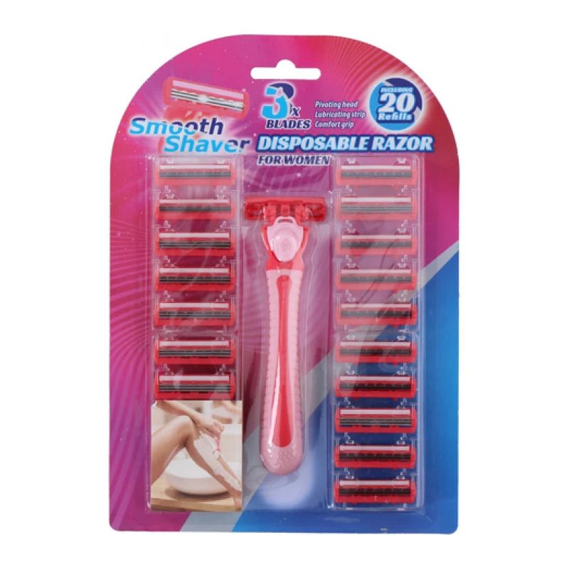 Skuvekļi sieviešu 3 asmeņi 21pcs