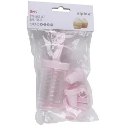 Konditorejas šļirce Alpina, 8 gab.