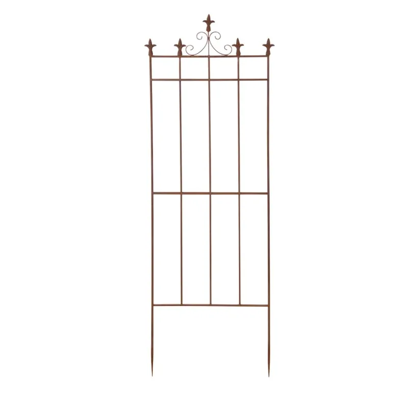 Auga atbalsts Esschert Design PY64, 54 cm x 1.9 cm, 164.5 cm, metāls, brūna krās.