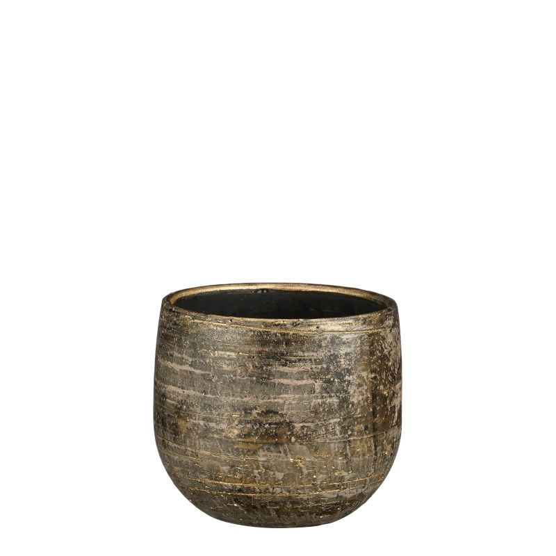 Vāze ker.marcus d14 h12cm bronzas met.