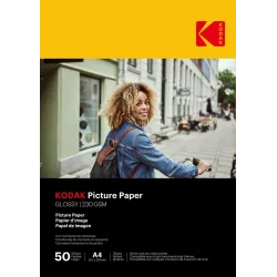 Kodak Picture Paper 230g 11.8 mil Glossy 4-6x100 ,9891267,