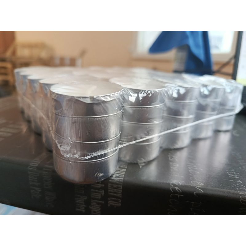 Уценённый товар - Чайные свечи Bolsius, белые, 100 шт. (~3,5–4 ч)