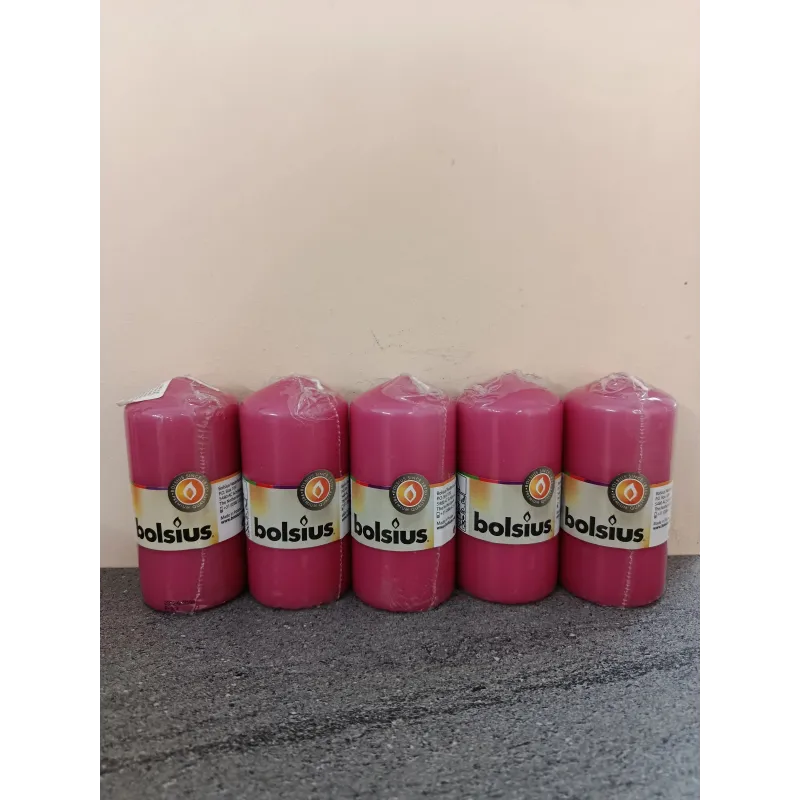 Nocenota prece - Cilindriska svece Bolsius, 12x6 cm