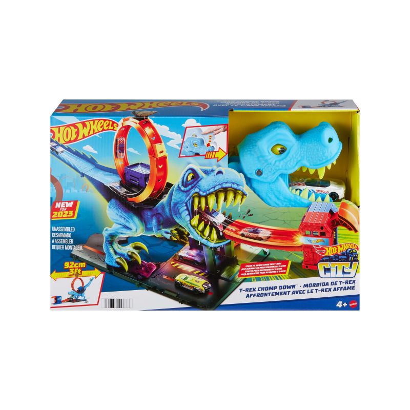 Rotaļu komplekts dinozaurs hot wheels