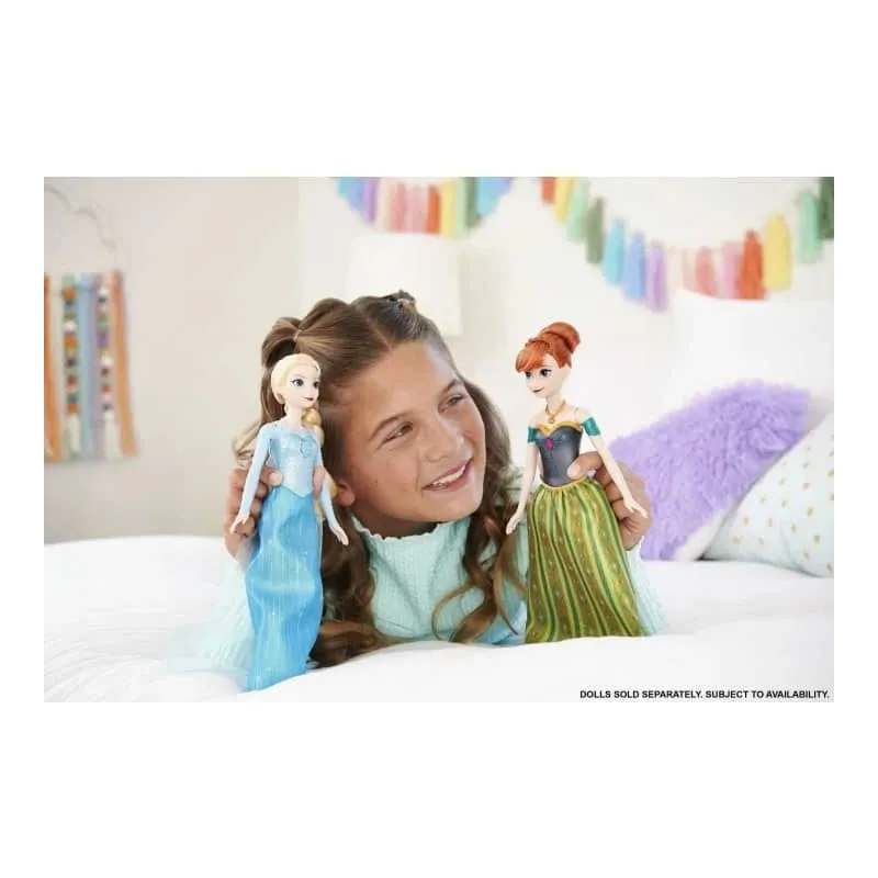 Rotaļu lelle elza dzied. disney frozen