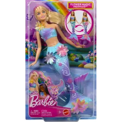 Кукла, русалка Mattel Barbie Mermaid Flower Magic JDM72, 30 см, многоцветный