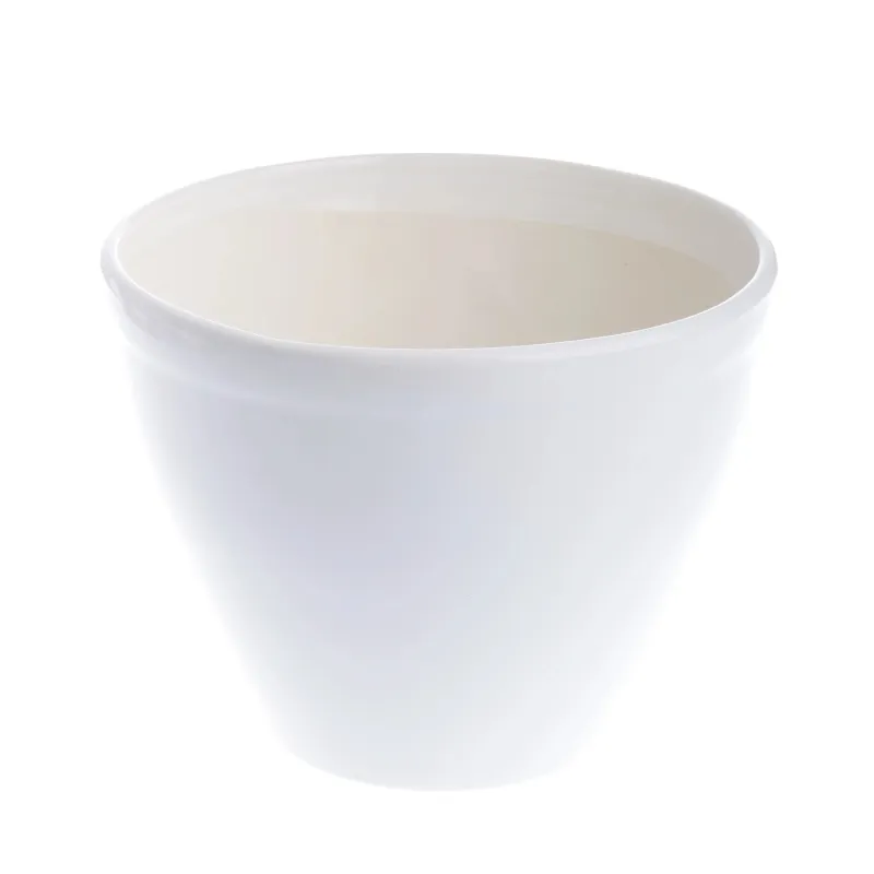 Puķu pods Agava 5001, keramika, balta krās.