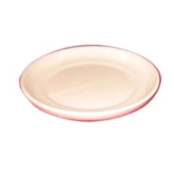 Тарелка для цветочного горшка, розовый-бежевый, 14 см