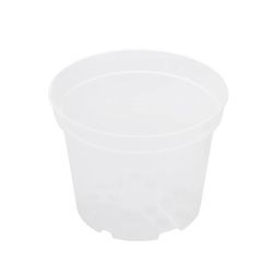 Orhideju pods puķu sbx4 21 cm balts