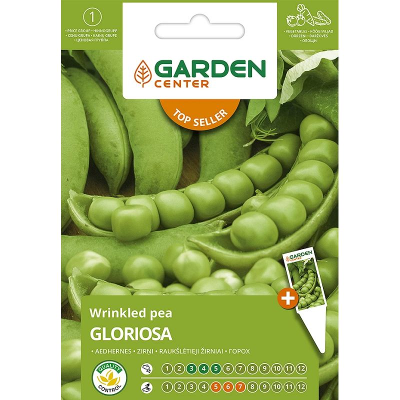 Sēklas Garden Center, zirņi Gloriosa, 10 g