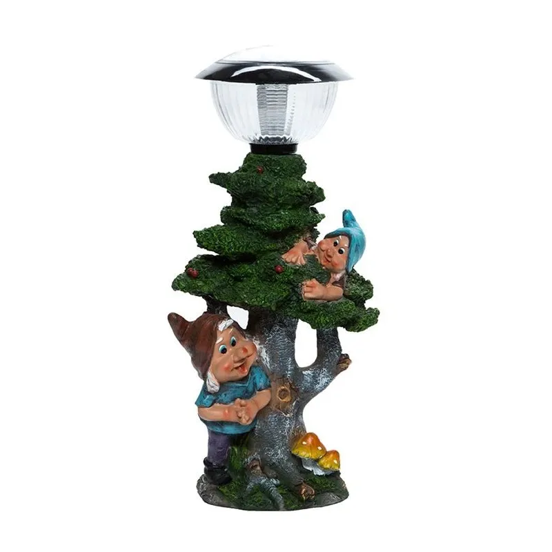 Dārza apdare Rūķi, Koks NF82151-2, 21 cm x 16 cm x 45.5 cm, daudzkrāsaina