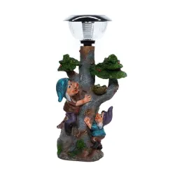 Garden Decoration Gnomes, Tree NF82151-1, 23.2 cm x 18 cm x 46.7 cm, Multicolored