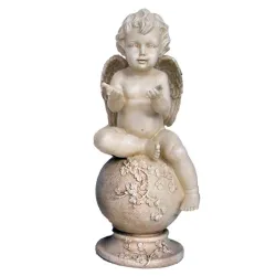 Dārza apdare Eņģelis Garden Center, 23.9 cm x 23 cm x 54.5 cm, balta krās.