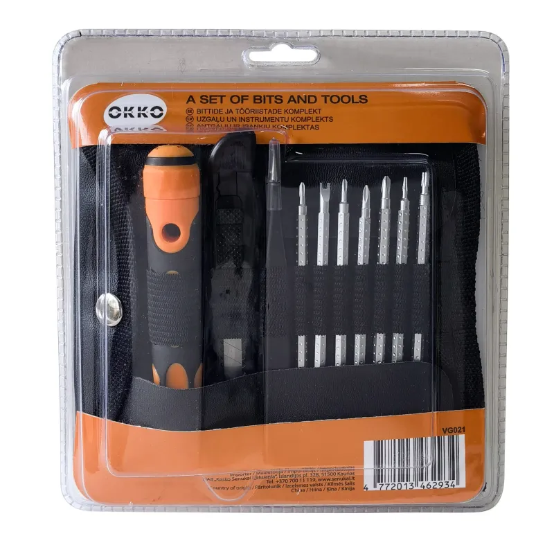 Skrūvgriežu komplekts VG021, 18 cm, 14 gab.