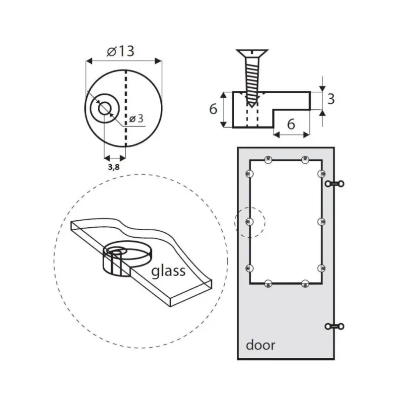 Turēt. stik.-spog.22.05.200-0 ,50, 20gab