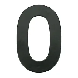 Numurs 0 melnā krāsā 145 mm