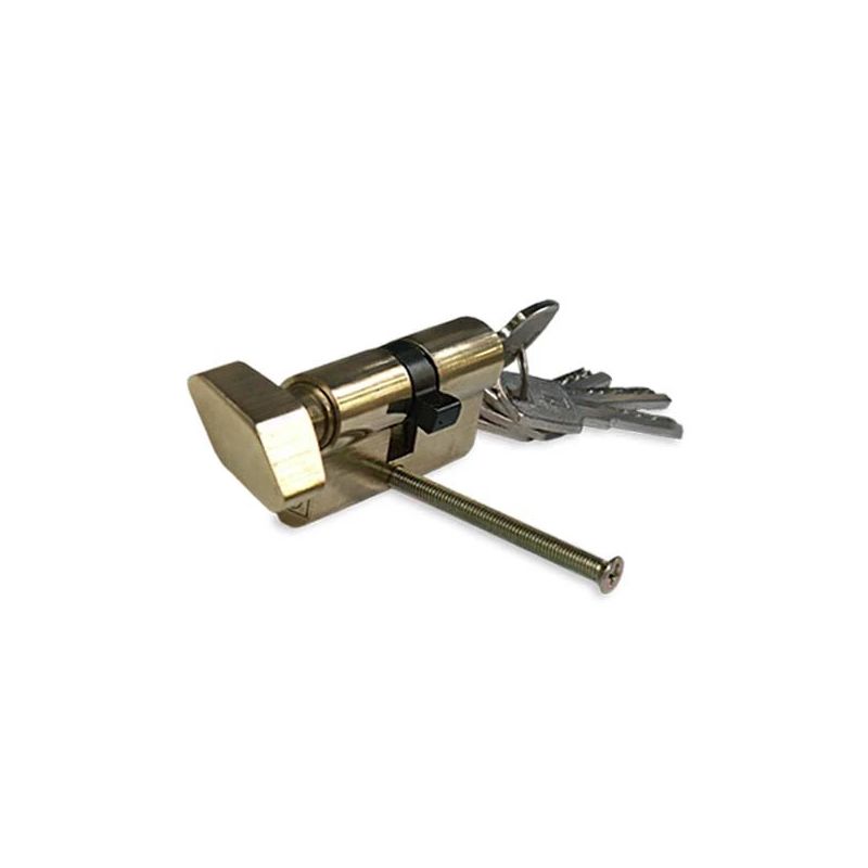 Slēdz.cil. 65 mm 30x35 mm misiņ. 5 atsl.