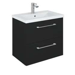 Vannas istabas skapis ar izlietni Elita Cheese Plus 168519, melna krās., 39.7 cm x 61.7 cm x 56.7 cm