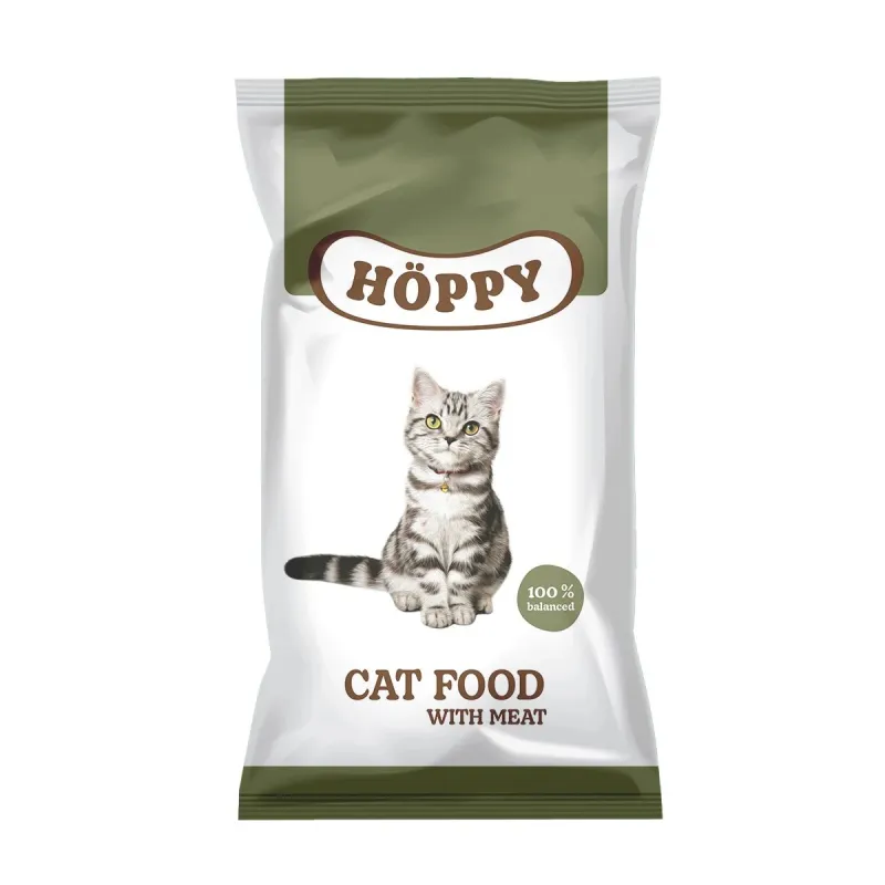 Sausā kaķu barība Höppy, gaļa, 1 kg