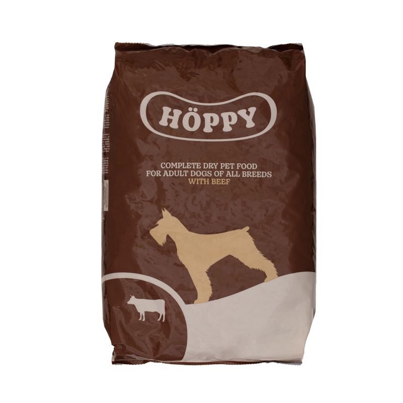 Barība suņiem pieaug. ar liellopu 10kg