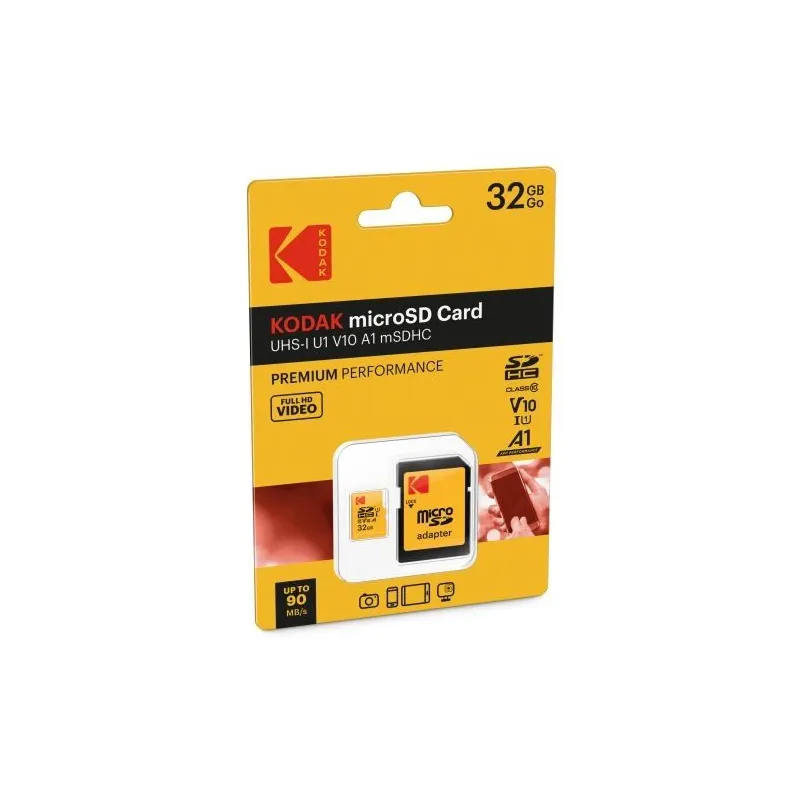 Kodak MicroSDHC 32GB UHS-I U1 V10 A1 Premium