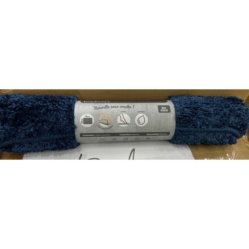 Vannas istabas paklājs 45x75 cm 53531. zils
