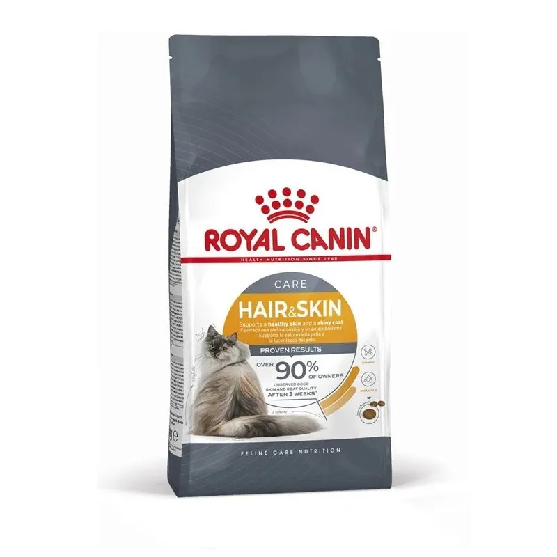 Sausā kaķu barība Royal Canin Care Hair & Skin, vistas gaļa, 2 kg