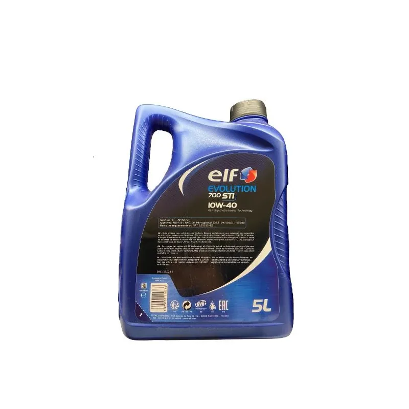 Motoreļļa Elf Evolution 700 STI 10W - 40, daļēji sintētiska, 5 l