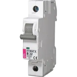 Automatinis jungiklis ETI ETIMAT6, 1P, C, 6kA, 10 A