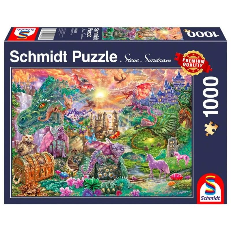 Puzle enchanted dragon kingdom 1000