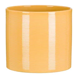 Цветочный горшок Scheurich Zabaione 63440, керамика, желтый