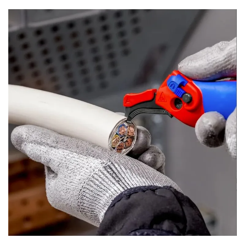 Kabelio nuėmimo peilis su reketo funkcija, Knipex