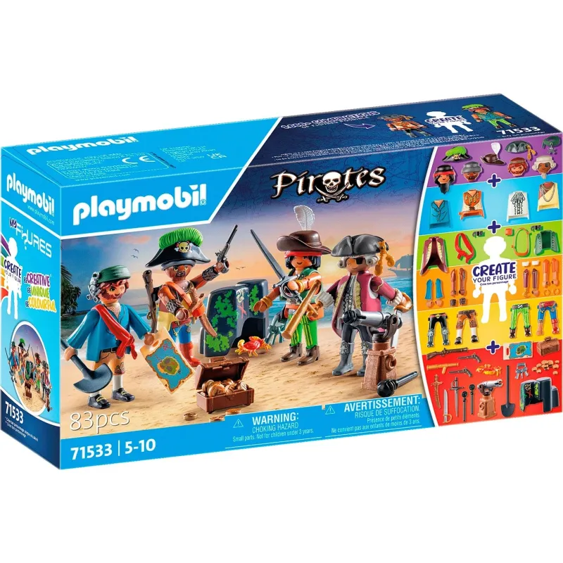 PLAYMOBIL PIRATES Pirāti – Manas figūriņas 71533