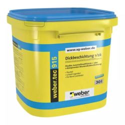 Гидроизоляционная мастика Saint-Gobain Weber TEC 915, черный цв.