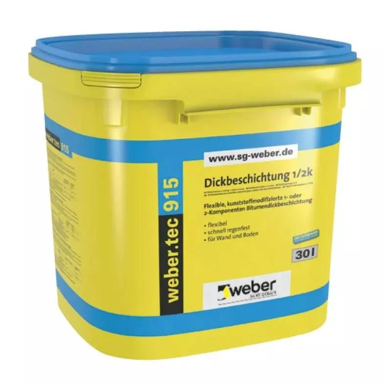 Hidroizolācija weber tec 915 30l