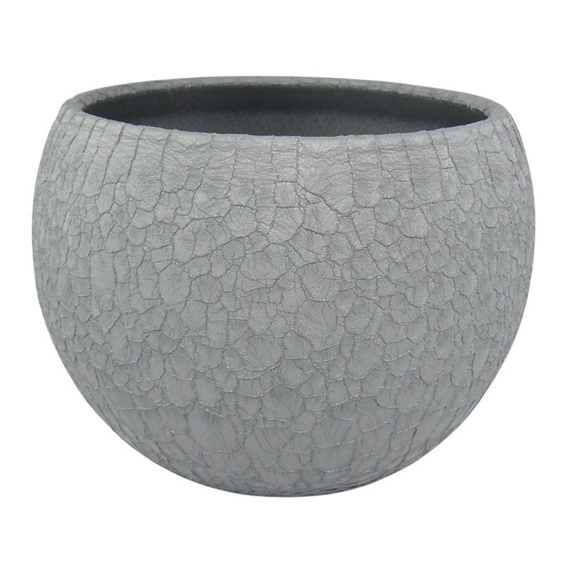 Цветочный горшок Domoletti, керамика, серый цв.
